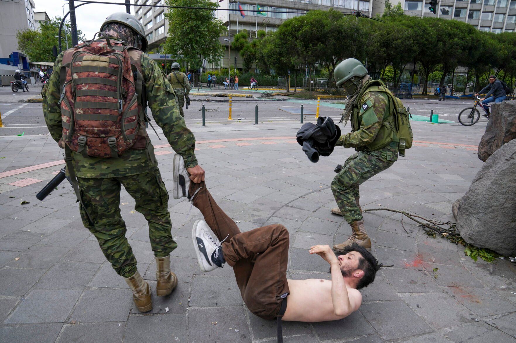 APTOPIX Ecuador Protests